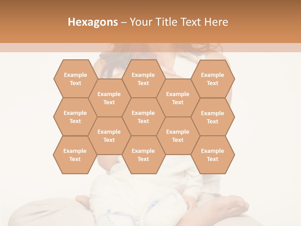 Adorable Mother Yoga PowerPoint Template