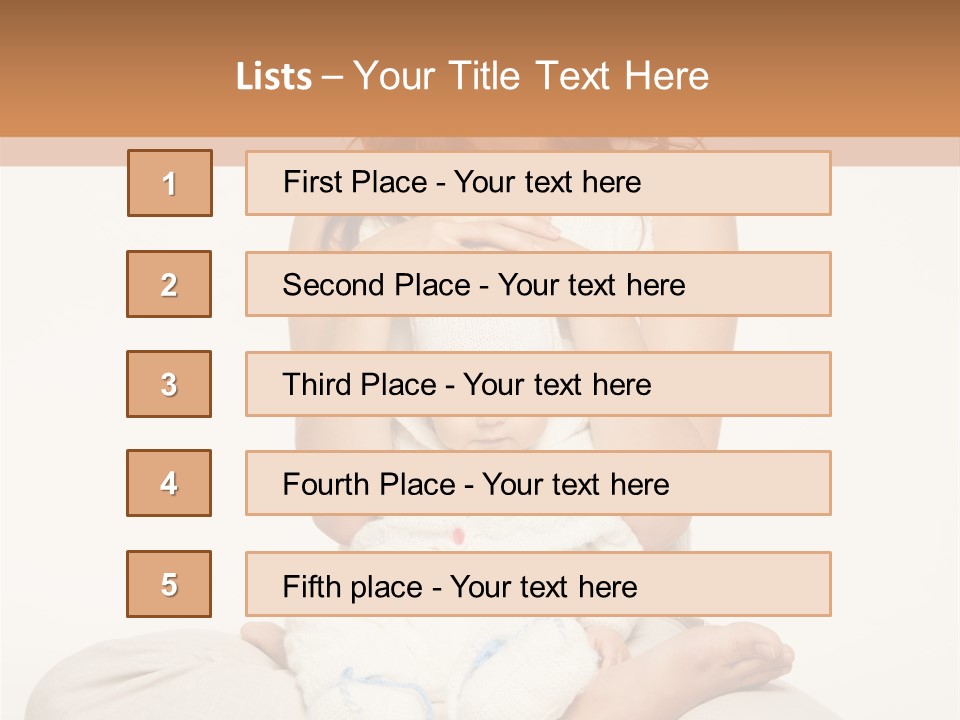 Adorable Mother Yoga PowerPoint Template