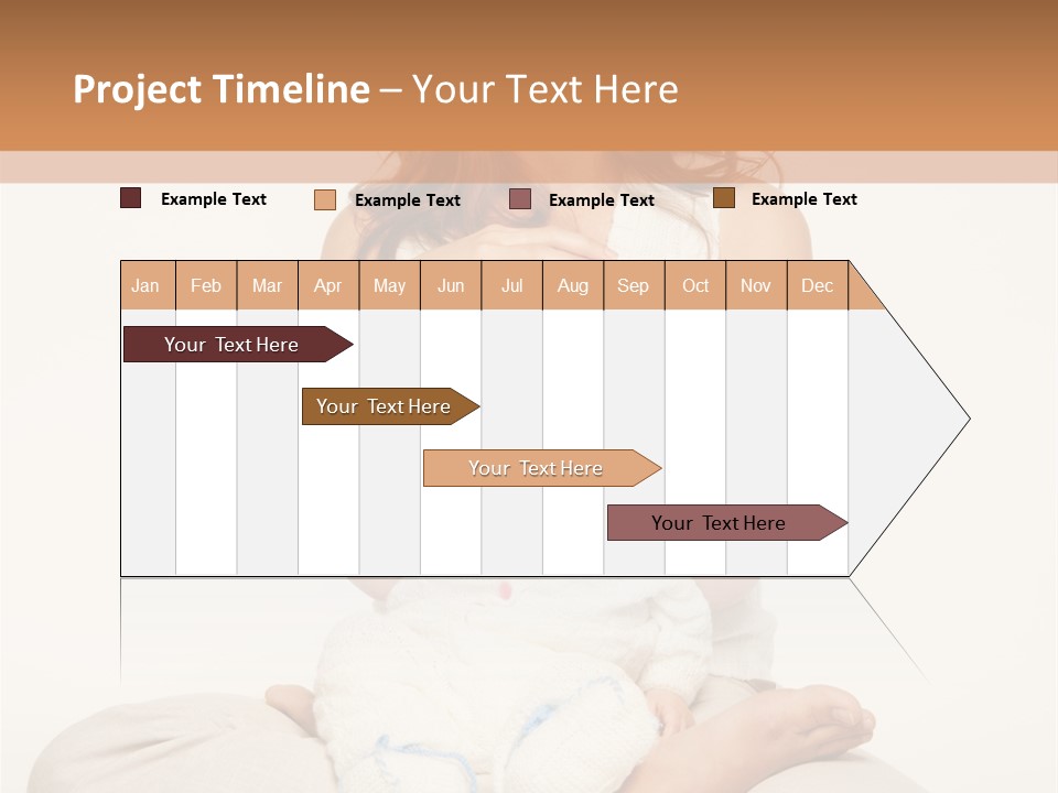 Adorable Mother Yoga PowerPoint Template