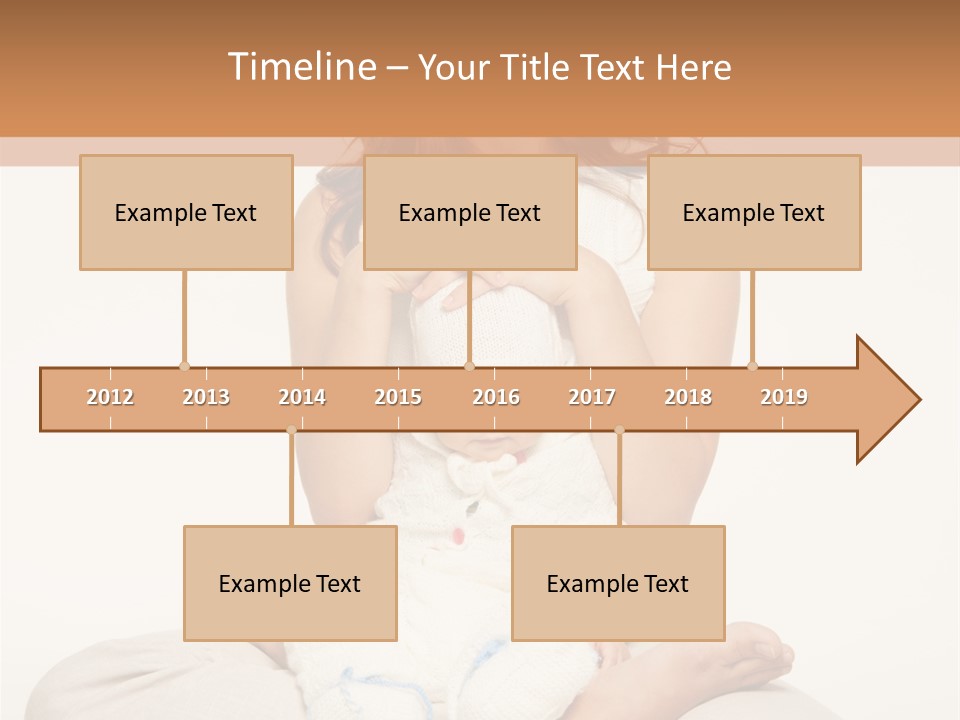 Adorable Mother Yoga PowerPoint Template