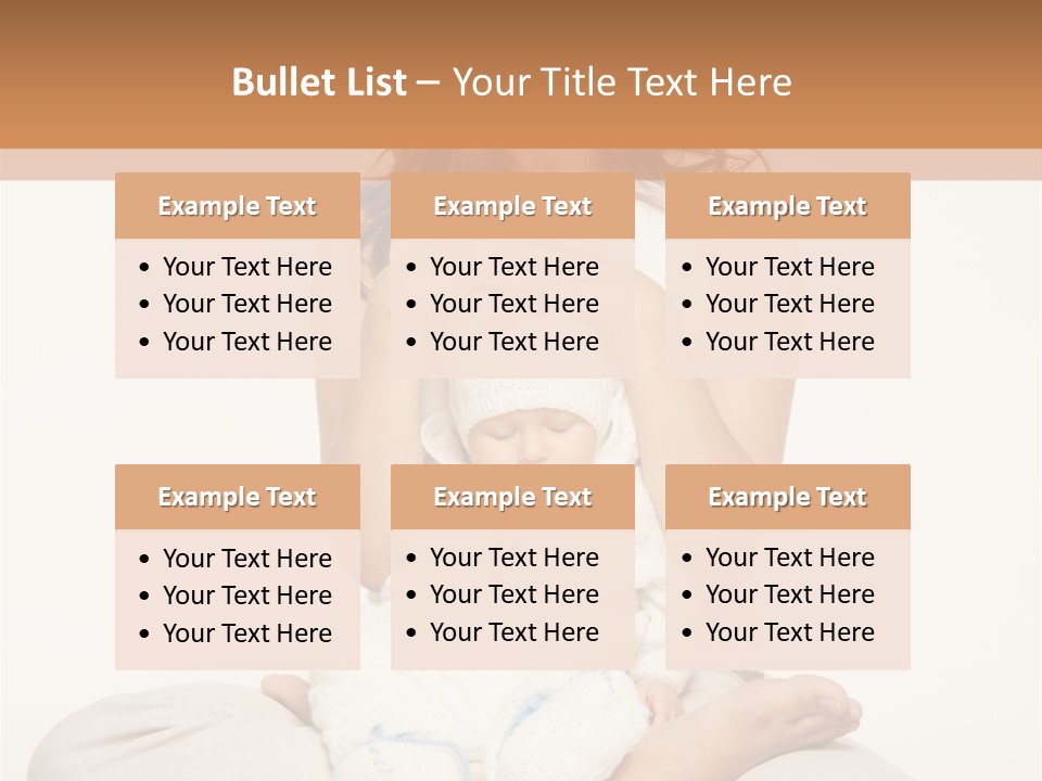 Adorable Mother Yoga PowerPoint Template