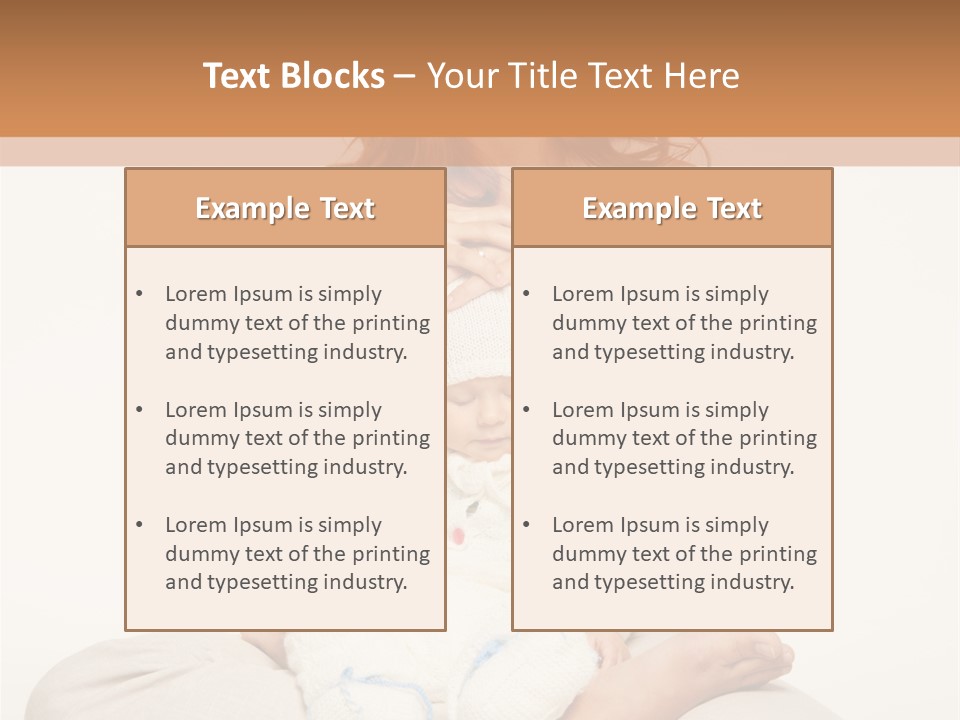 Adorable Mother Yoga PowerPoint Template