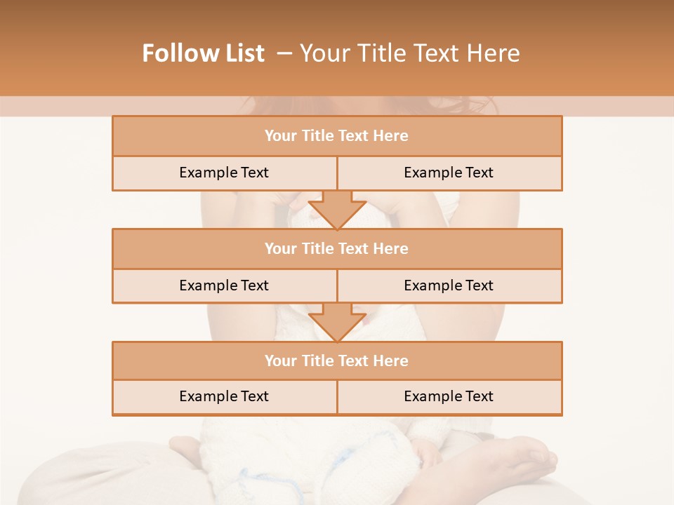Adorable Mother Yoga PowerPoint Template