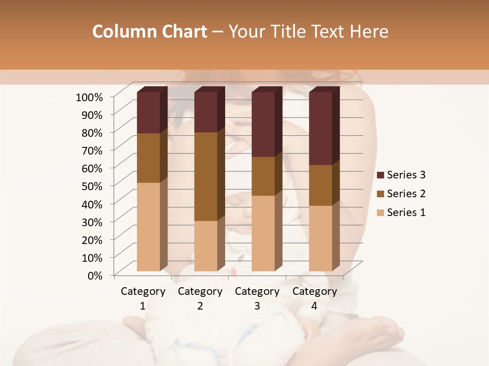 Adorable Mother Yoga PowerPoint Template