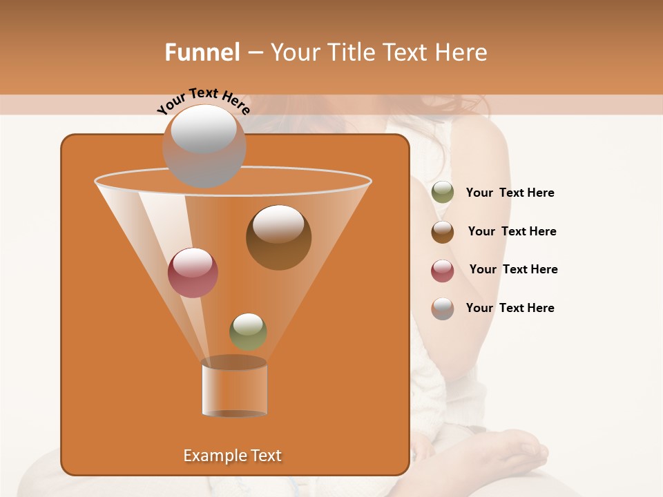 Adorable Mother Yoga PowerPoint Template