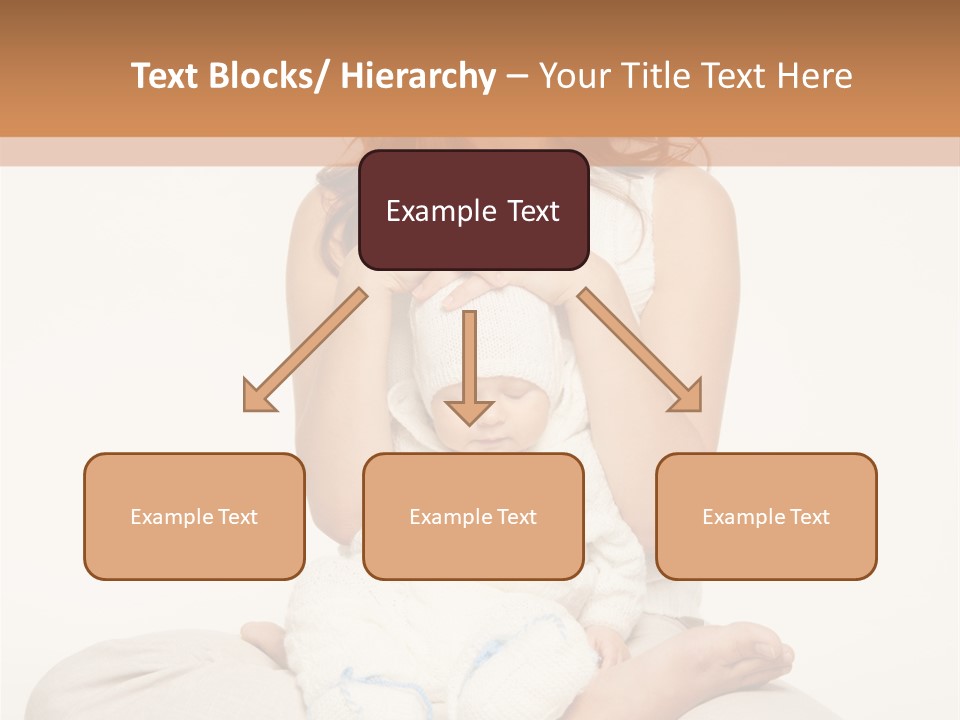 Adorable Mother Yoga PowerPoint Template