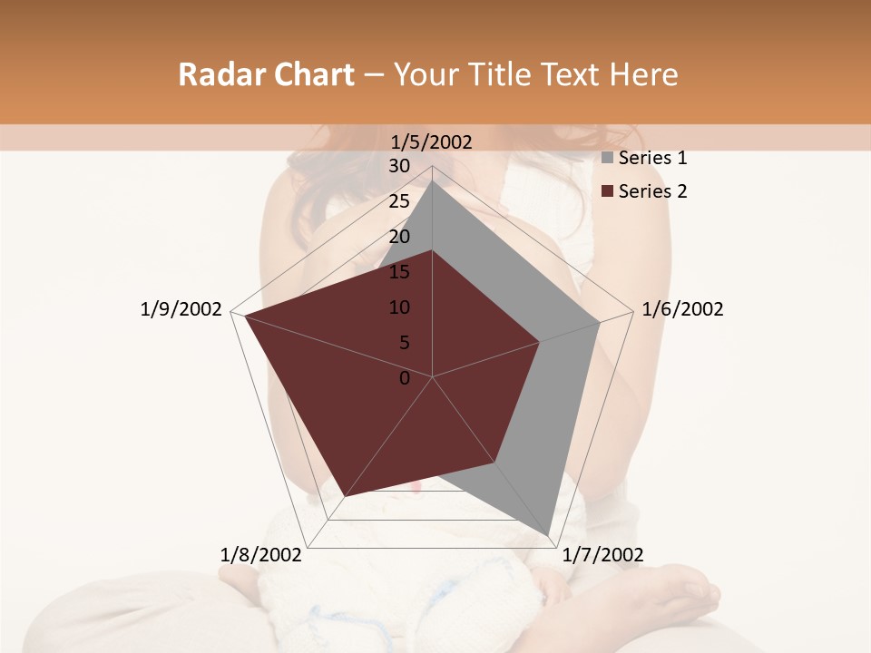 Adorable Mother Yoga PowerPoint Template