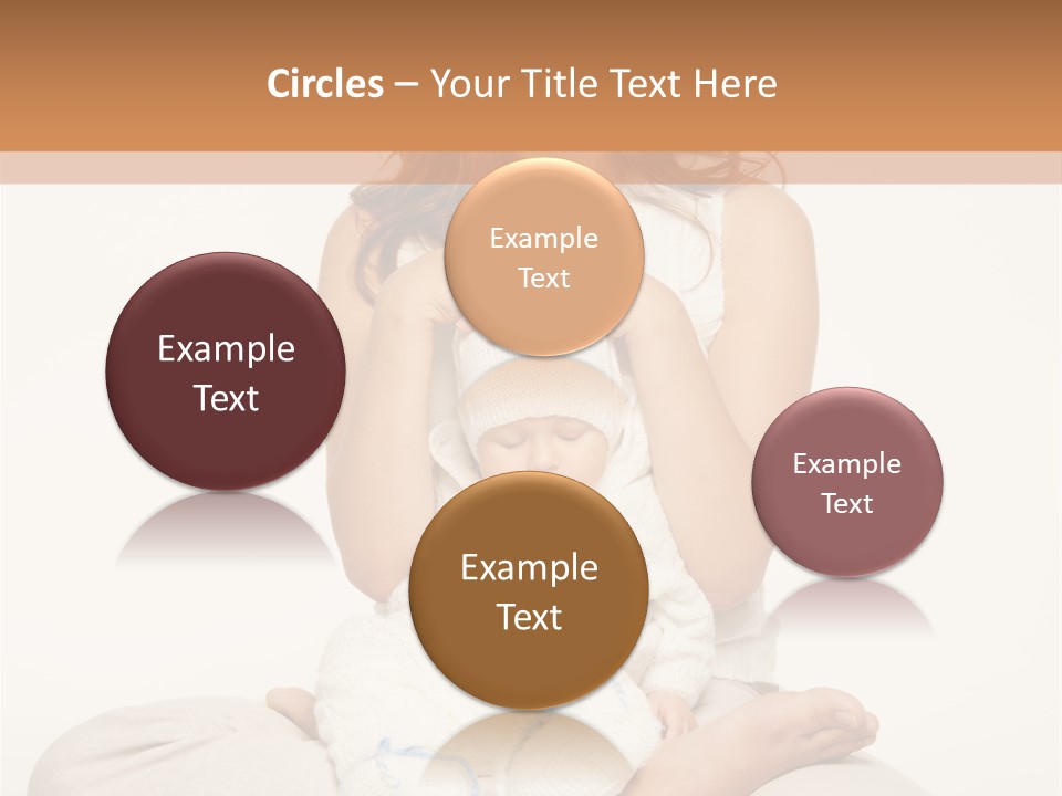 Adorable Mother Yoga PowerPoint Template