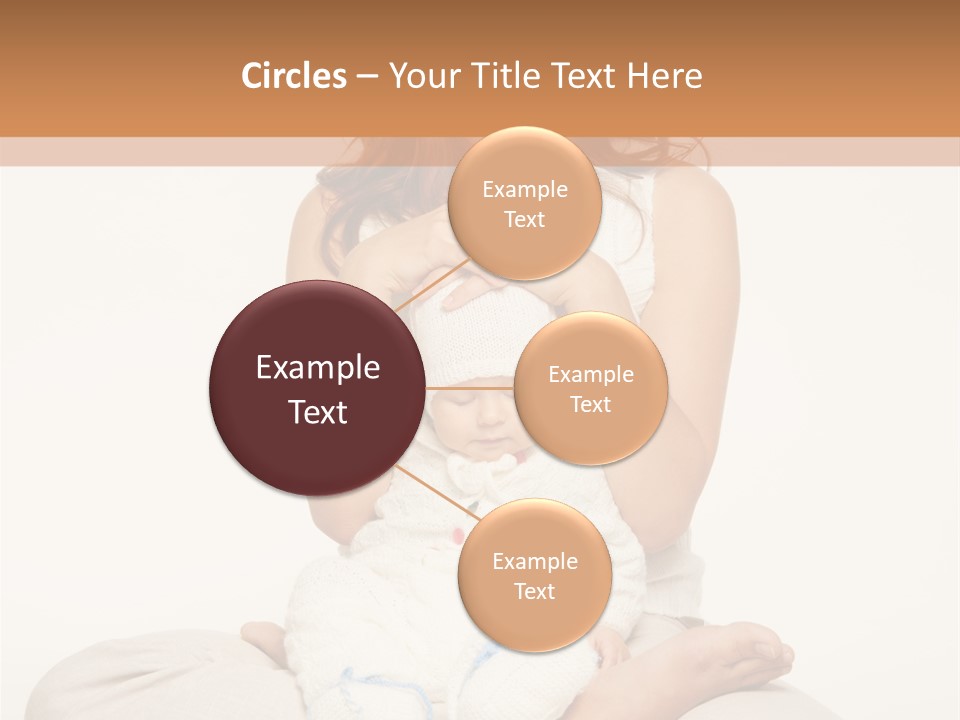 Adorable Mother Yoga PowerPoint Template