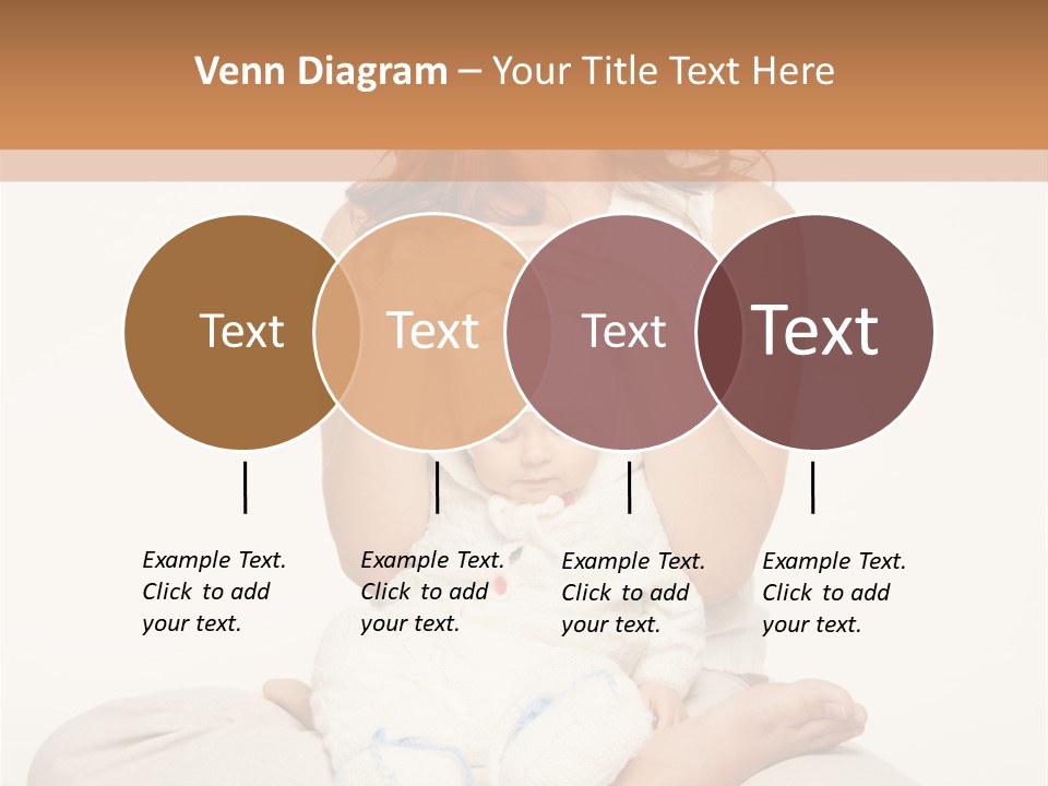 Adorable Mother Yoga PowerPoint Template