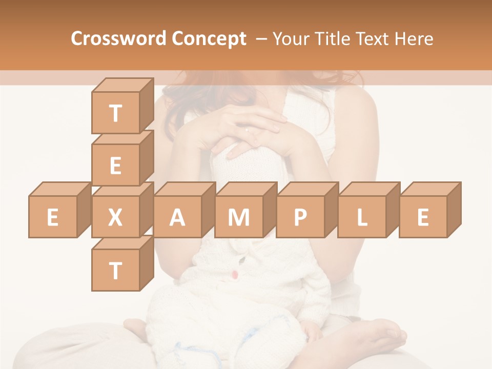 Adorable Mother Yoga PowerPoint Template