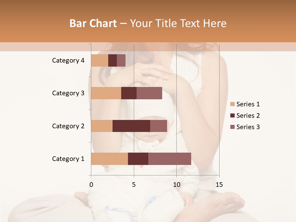 Adorable Mother Yoga PowerPoint Template