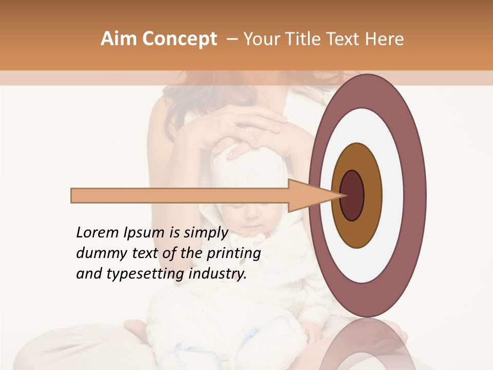 Adorable Mother Yoga PowerPoint Template