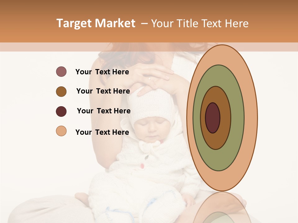 Adorable Mother Yoga PowerPoint Template