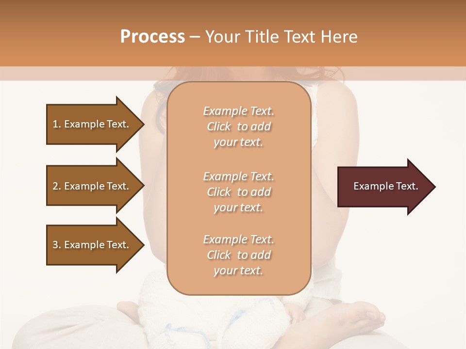 Adorable Mother Yoga PowerPoint Template