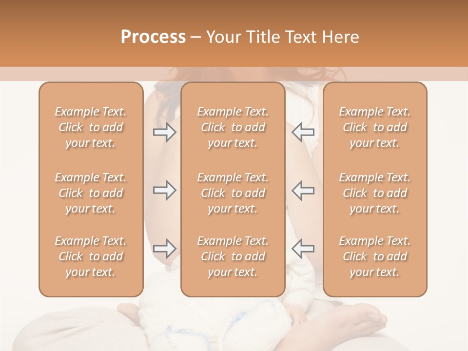 Adorable Mother Yoga PowerPoint Template