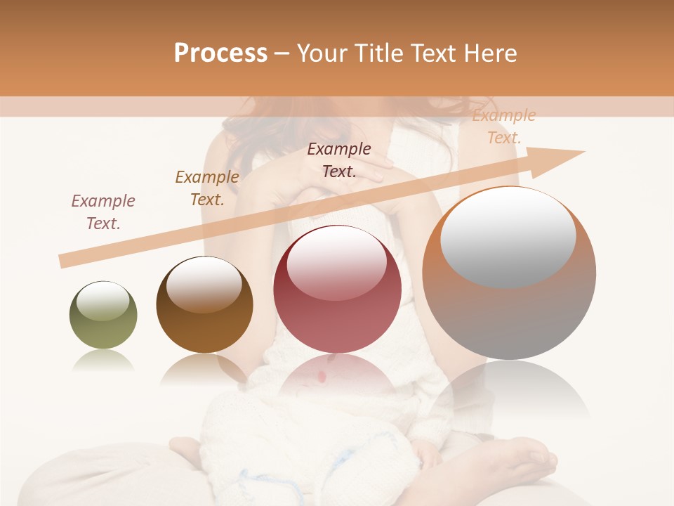 Adorable Mother Yoga PowerPoint Template