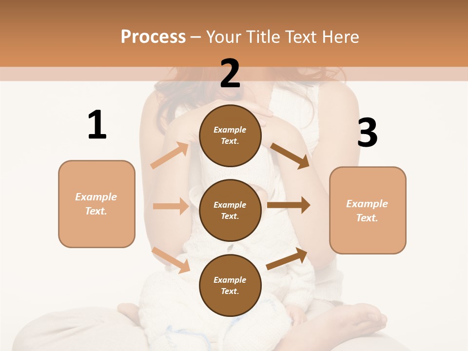 Adorable Mother Yoga PowerPoint Template