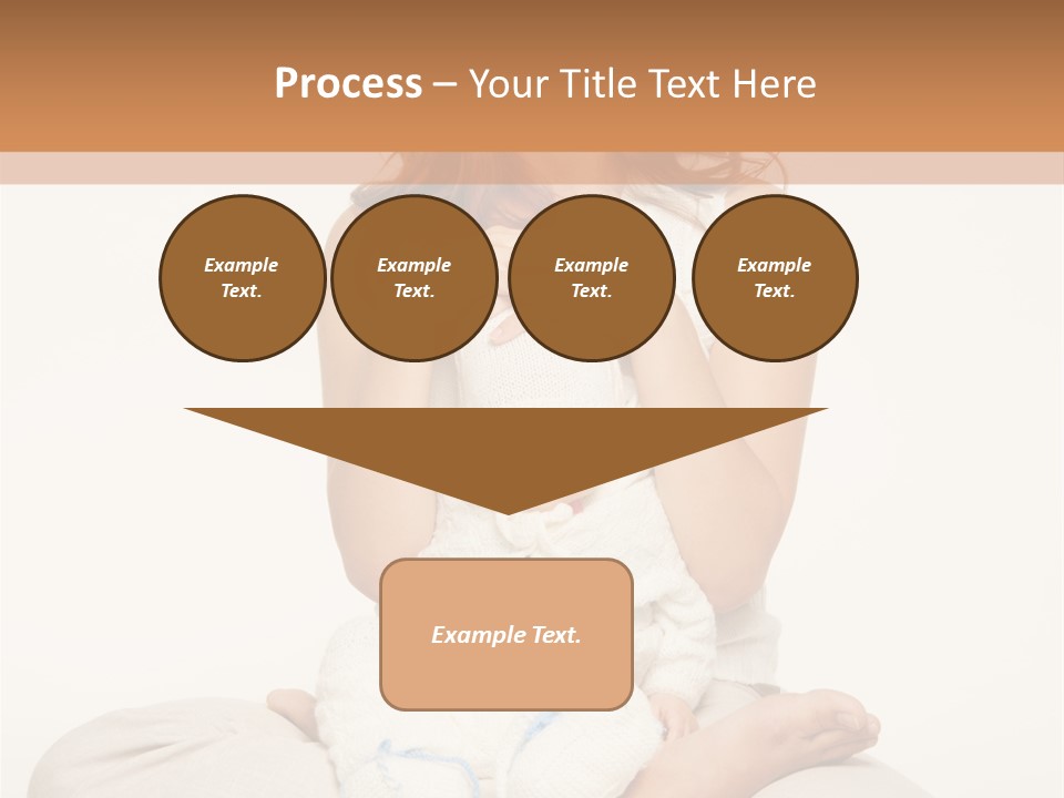 Adorable Mother Yoga PowerPoint Template