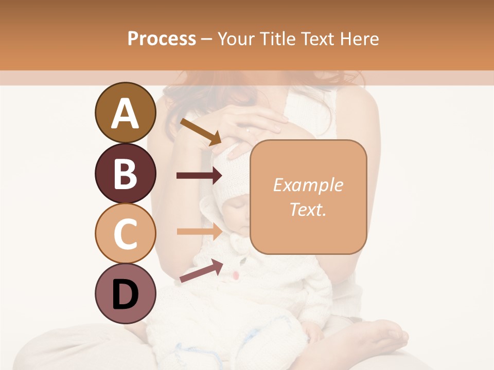 Adorable Mother Yoga PowerPoint Template