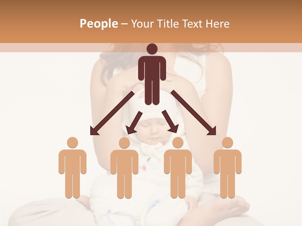 Adorable Mother Yoga PowerPoint Template