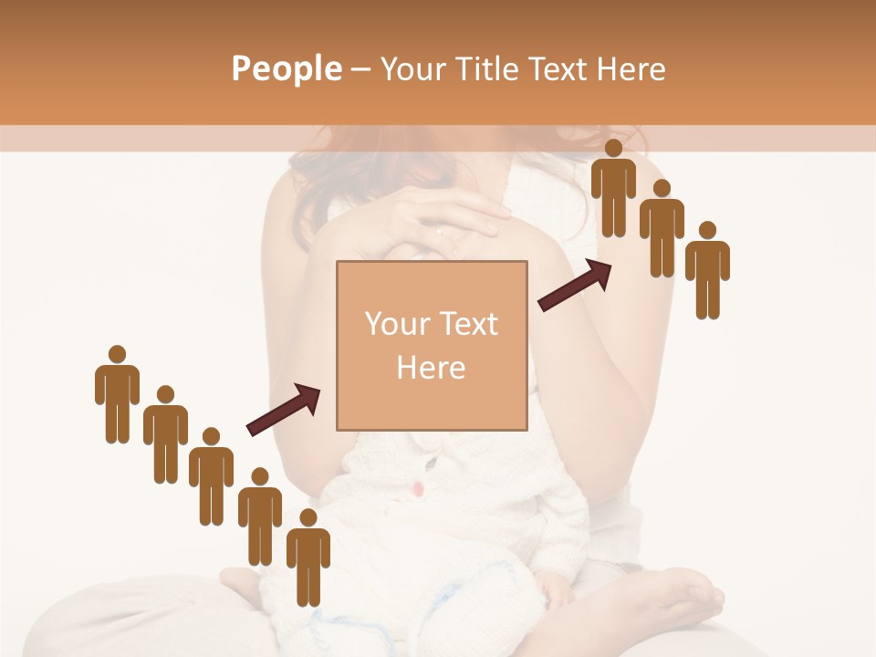 Adorable Mother Yoga PowerPoint Template