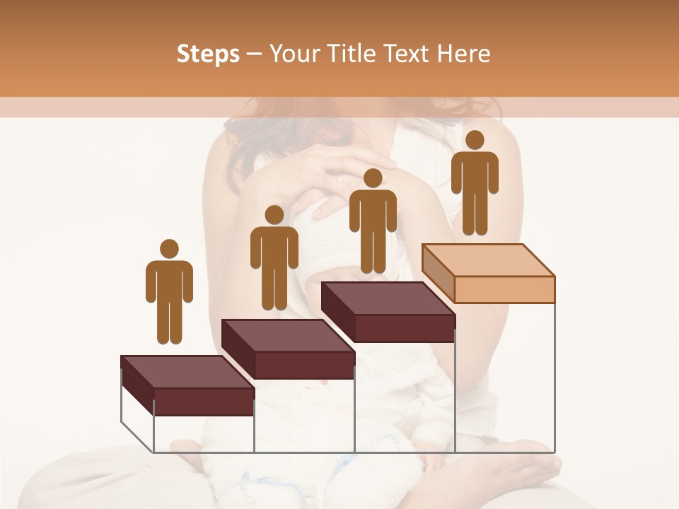 Adorable Mother Yoga PowerPoint Template