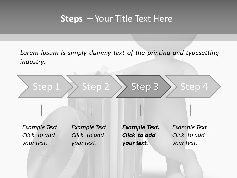 Utilize Garbage Basket PowerPoint Template