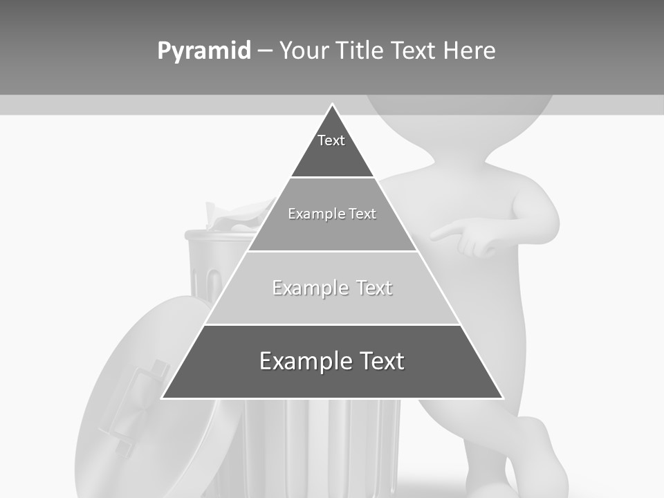 Utilize Garbage Basket PowerPoint Template