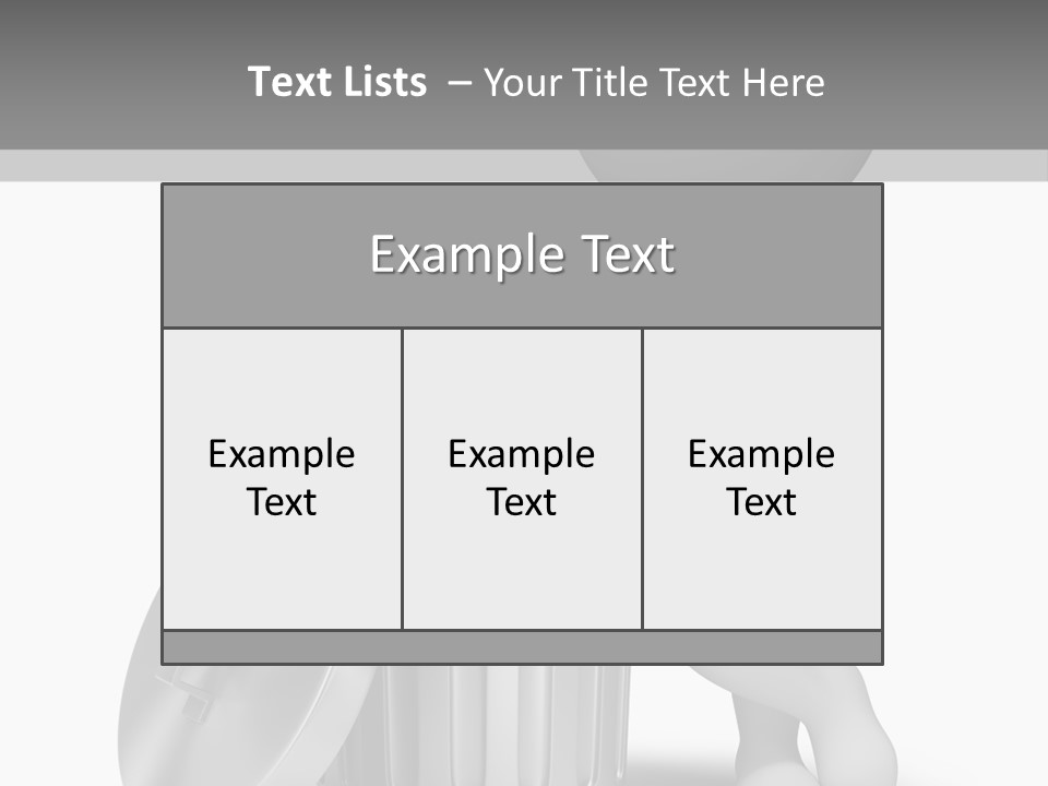 Utilize Garbage Basket PowerPoint Template