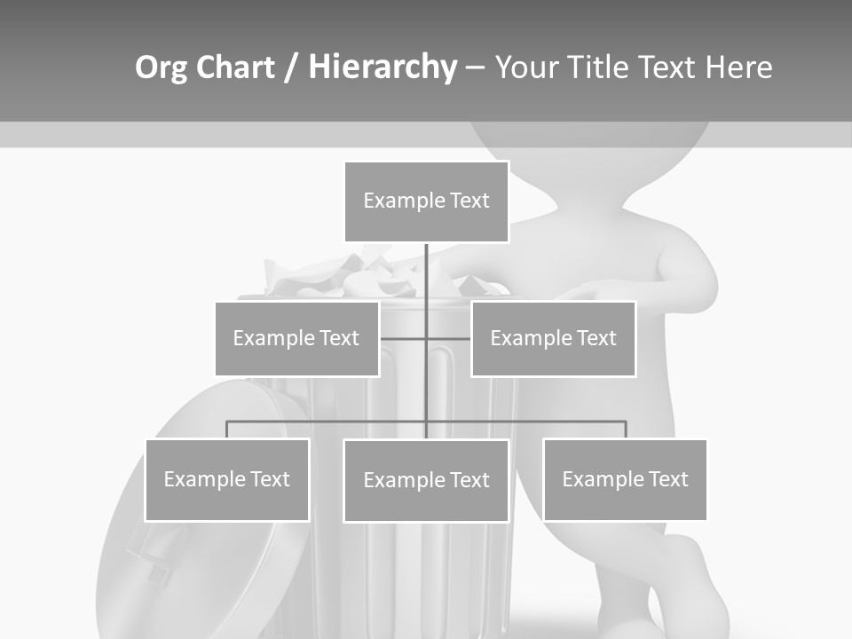 Utilize Garbage Basket PowerPoint Template