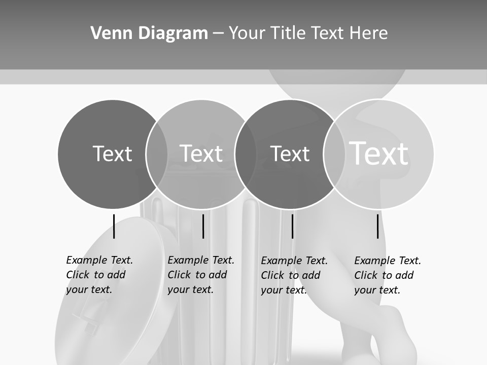 Utilize Garbage Basket PowerPoint Template