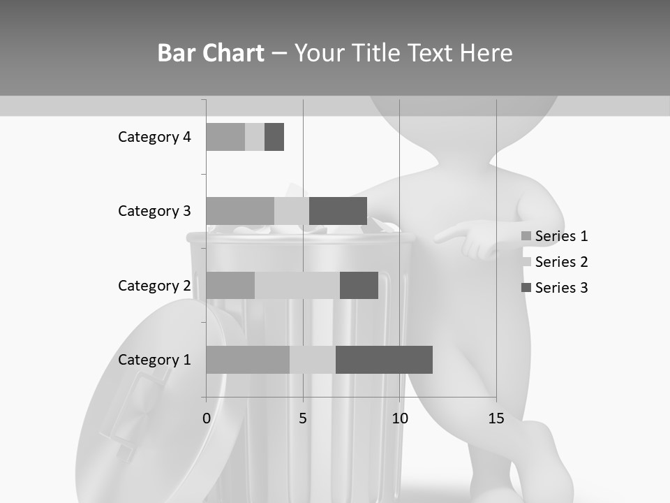 Utilize Garbage Basket PowerPoint Template