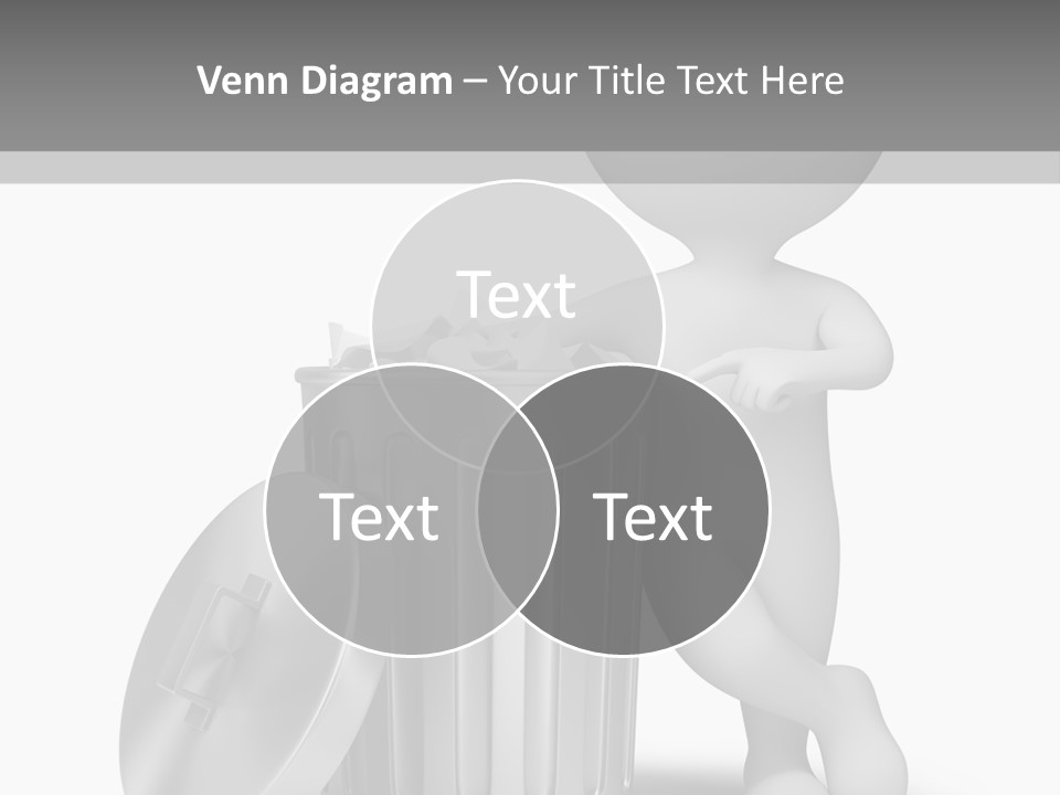 Utilize Garbage Basket PowerPoint Template