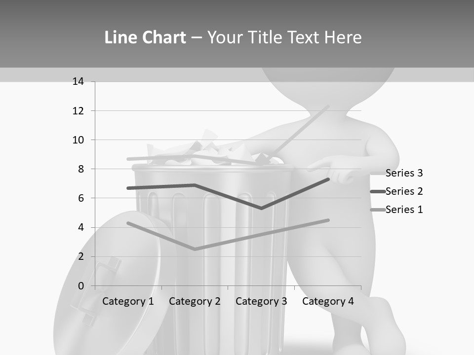 Utilize Garbage Basket PowerPoint Template