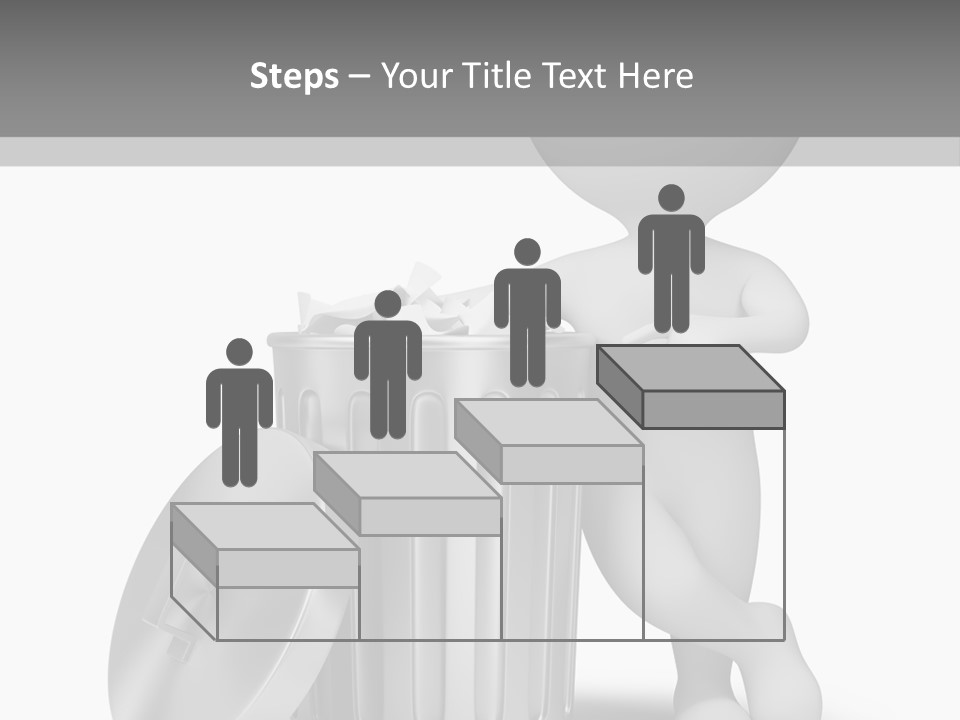 Utilize Garbage Basket PowerPoint Template