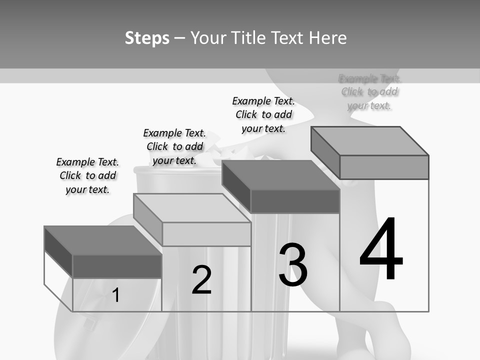 Utilize Garbage Basket PowerPoint Template