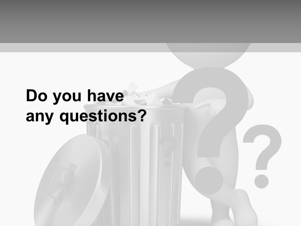 Utilize Garbage Basket PowerPoint Template