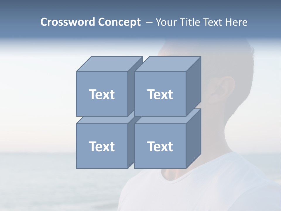 Tranquility Ocean Beach PowerPoint Template