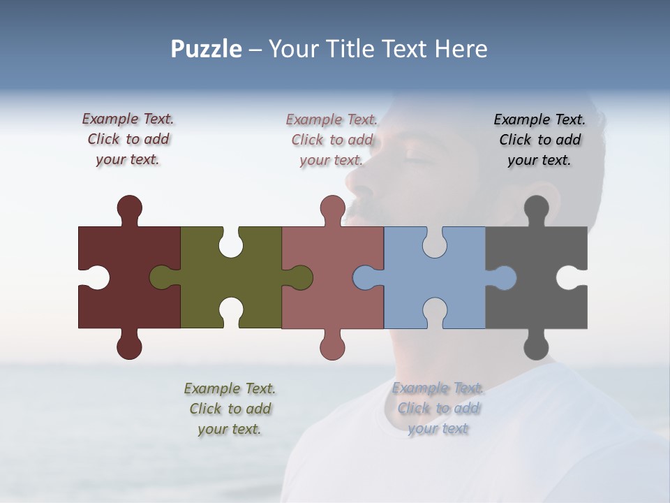 Tranquility Ocean Beach PowerPoint Template