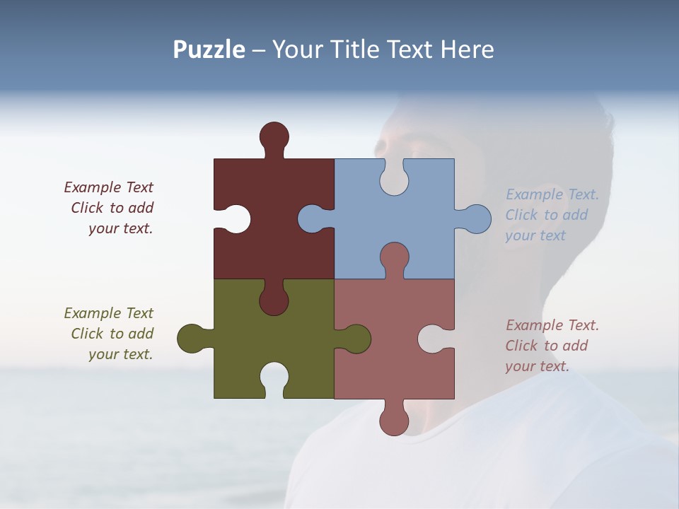 Tranquility Ocean Beach PowerPoint Template