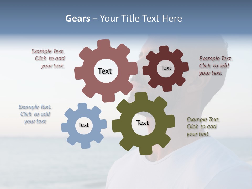 Tranquility Ocean Beach PowerPoint Template