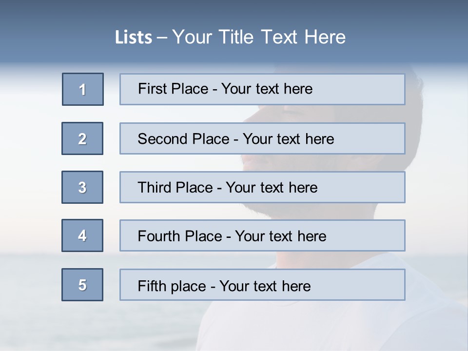 Tranquility Ocean Beach PowerPoint Template