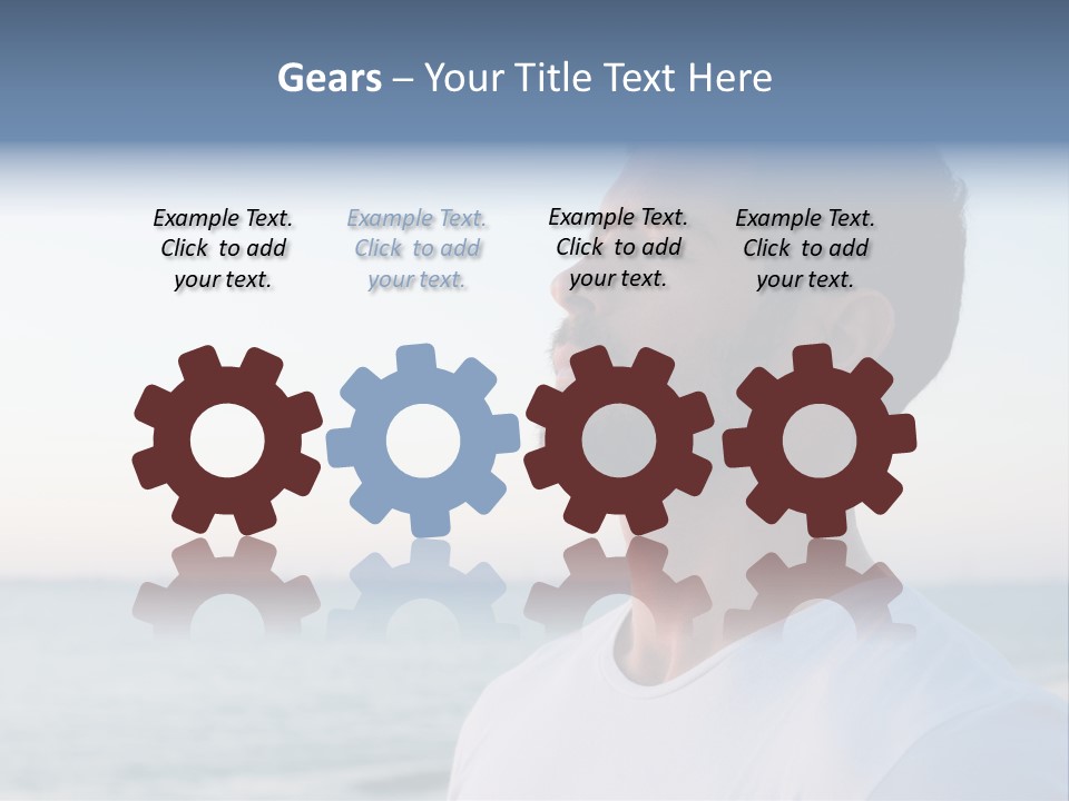 Tranquility Ocean Beach PowerPoint Template