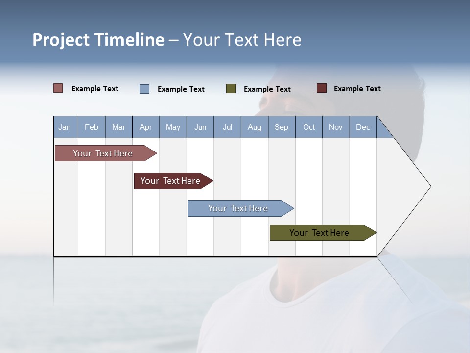 Tranquility Ocean Beach PowerPoint Template