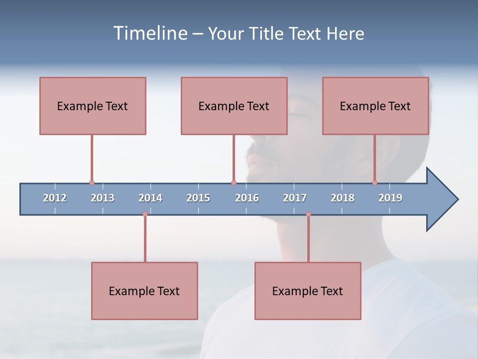 Tranquility Ocean Beach PowerPoint Template