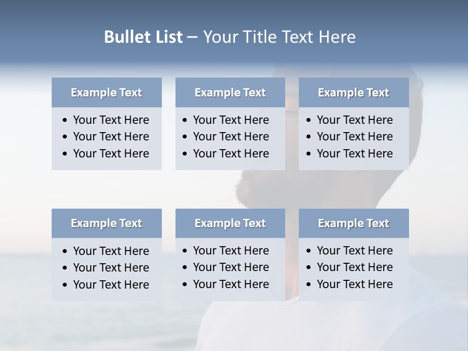 Tranquility Ocean Beach PowerPoint Template