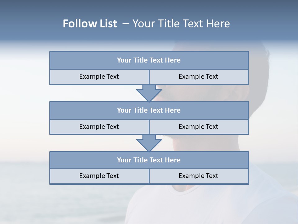 Tranquility Ocean Beach PowerPoint Template