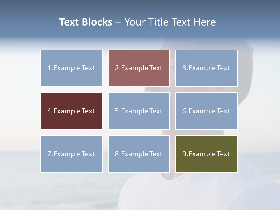 Tranquility Ocean Beach PowerPoint Template