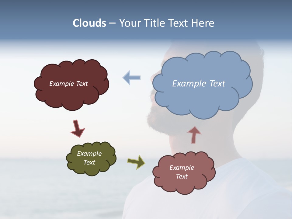 Tranquility Ocean Beach PowerPoint Template